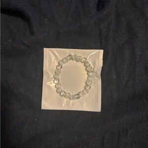 Elegant Clear Beaded Bracelet